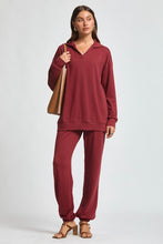 Load image into Gallery viewer, Dear Scarlett Travel Set – Weekend - French Terry Collared Top Joggers