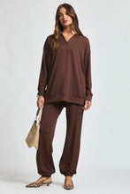 Load image into Gallery viewer, Dear Scarlett Travel Set – Weekend - French Terry Collared Top Joggers