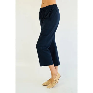 The Greii - Capri Lounge Pants -Navy