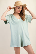 Load image into Gallery viewer, Rae Mode Cotton Lycra Summer Tee Romper
