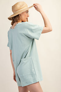 Rae Mode Cotton Lycra Summer Tee Romper