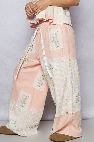 POL Woven Pant - Pale Pink