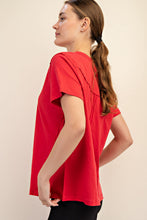 Load image into Gallery viewer, Rae Mode Cotton Club Short Sleeve Top
