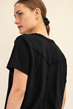 Load image into Gallery viewer, Rae Mode Cotton Club Short Sleeve Top
