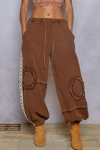POL Vintage Washed Jogger Pant | 100% Cotton Casual Joggers