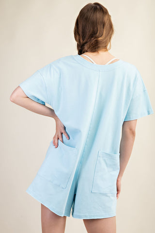 Rae Mode Cotton Lycra Summer Tee Romper