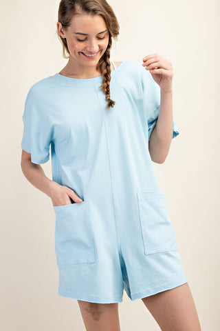 Rae Mode Cotton Lycra Summer Tee Romper
