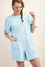 Load image into Gallery viewer, Rae Mode Cotton Lycra Summer Tee Romper
