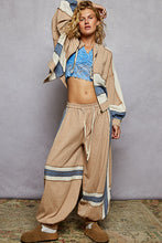 Load image into Gallery viewer, POL Latte Balloon Sleeve Zip-Up Hoodie – Vintage Washed Cotton
