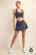 Load image into Gallery viewer, Array Rae Mode BUTTER V SHAPED HIGH-WAIST SKORT
