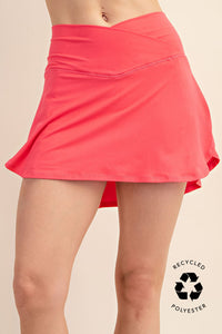 Array Rae Mode BUTTER V SHAPED HIGH-WAIST SKORT