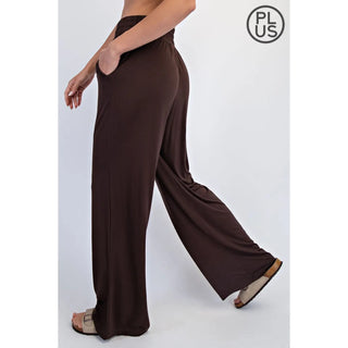 Rae Mode Modal Wide Leg Pants Espresso