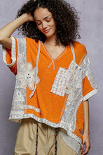 Load image into Gallery viewer, POL Short Sleeve Hoodie- Neon Orange

