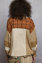 Load image into Gallery viewer, Pol Oversized Gauze Patchwork Top
