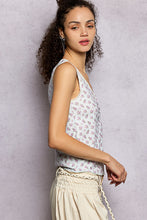 Load image into Gallery viewer, POL V-Neck Sleeveless Tank - Pure Water
