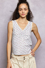 Load image into Gallery viewer, POL V-Neck Sleeveless Tank - Pure Water
