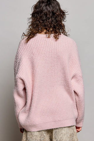 Pol - Pale Mauve Knit Sweater