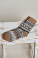 Brown Blue Pattern