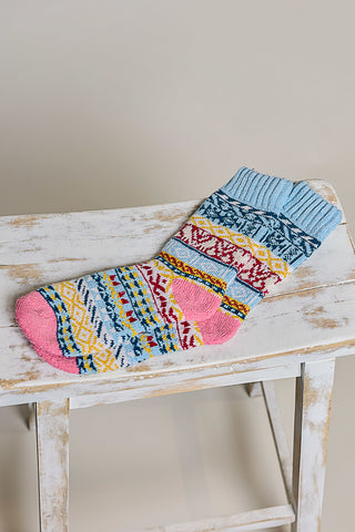 Pol - Multicolored Knit Socks