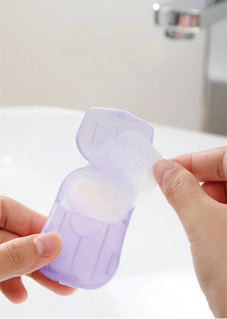 Soap N’ Suds Travel Soap Sheets – Portable On-the-Go Hand & Body Wash