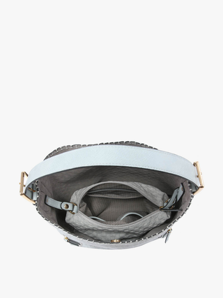 Jen & Co. - Alexa Checkered 2-in-1 Hobo Bag