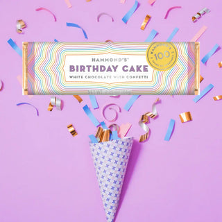 Hammond's Candies - Candy Bar - White Chocolate - Birthday Cake - 2.25 oz