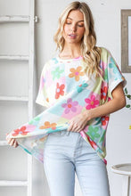 Load image into Gallery viewer, HEIMISH - SHORT SLEEVE FLORAL PRINT TOP
