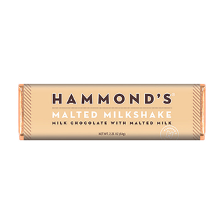 Hammond's Candies - Candy Bar - Milk Chocolate - Malted Milkshake - 2.25 oz