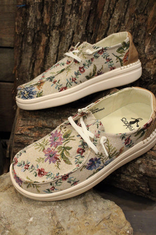 CORKYS KAYAK 2- Sand Brocade Floral