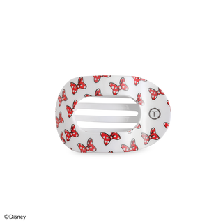 TELETIES - Flat Round Hair Clip | Small | Minnie Mouse Loves Her Bows!