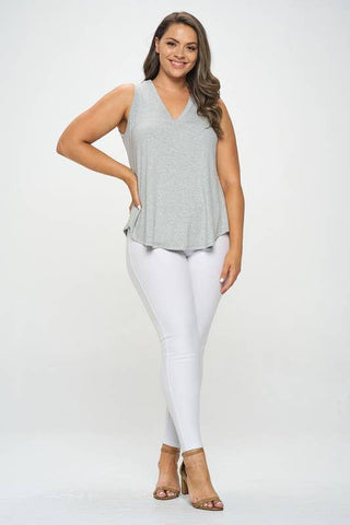 Yelete V-Neck Sleeveless Tank Top