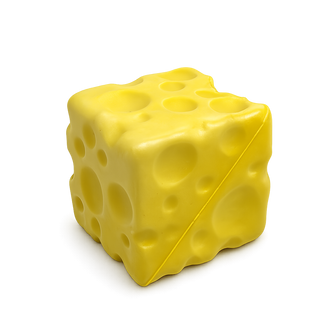 Novelty Brands - Fun Doh Slow Rise Cheese Squishies | Viral Sensory Display