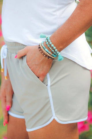 Jess Lea - All Natural Solid Drawstring Everyday Shorts