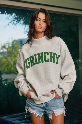 BUCKETLIST -  'Grinchy & Merry' Reversible Sweatshirt