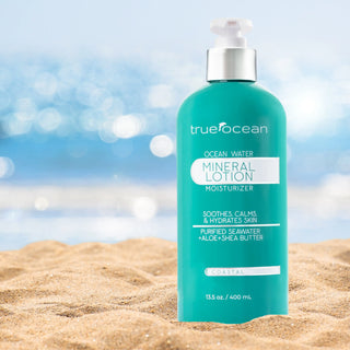 True Ocean Mineral Lotion, 13.5 oz on the beach