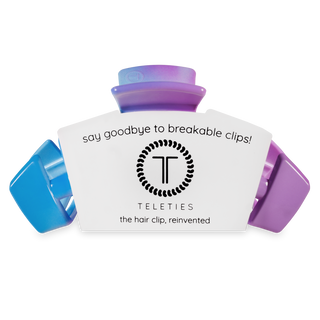 TELETIES - Classic Hair Clip | Large | Miami Vice