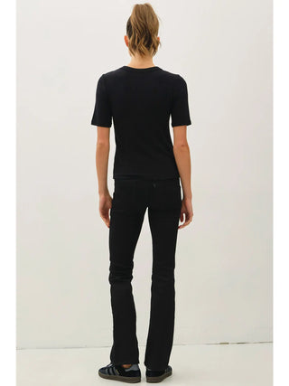 Be Cool - Ultra Soft Short Sleeve Top - Black