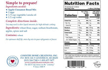 Load image into Gallery viewer, Country Home Creations - Apple Cinnamon Bread Mix
