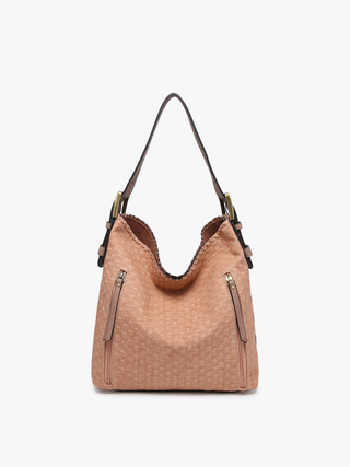 Jen & Co. - Alexa Checkered 2-in-1 Hobo Bag