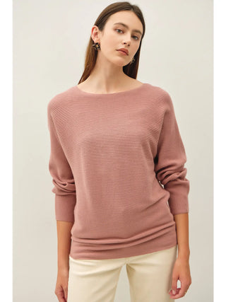 Be Cool The Shelby Sweater - Dusty Rose