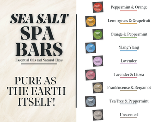 Soaring Suds Soap Co., LLC - Charcoal Tea Tree Sea Salt Spa Bar
