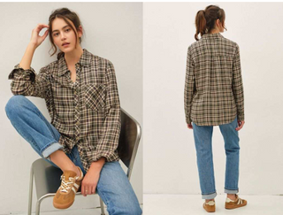 Be Cool - Plaid Flannel Shirt - Winter Forest