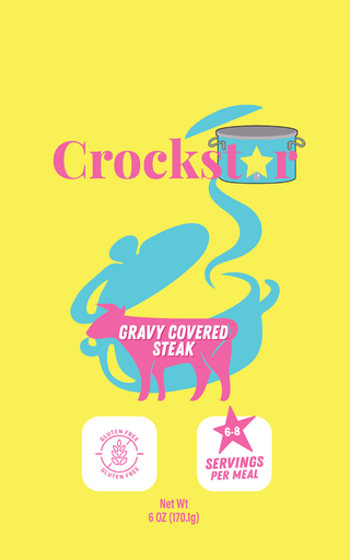 Crockstar Dinner Club - Gravy Covered Steak 