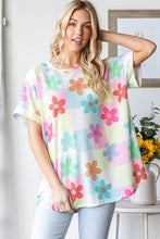 Load image into Gallery viewer, HEIMISH - SHORT SLEEVE FLORAL PRINT TOP
