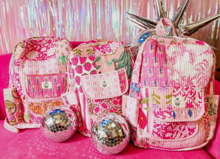 Heart of Grace - Pink City Quilted Backpack