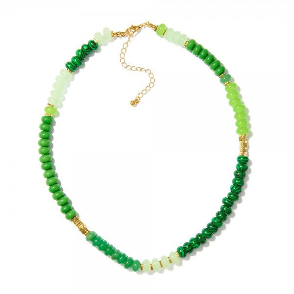Array Semi Precious Gradation Stone Necklace