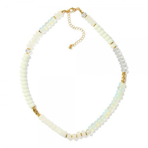 Array Semi Precious Gradation Stone Necklace
