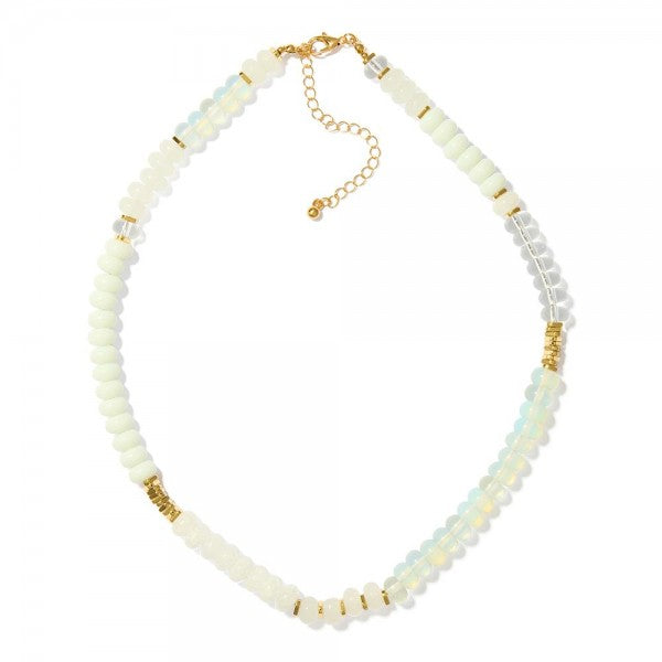 Array Semi Precious Gradation Stone Necklace