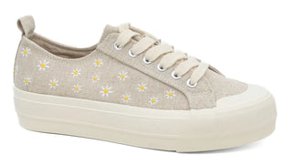 Corkys Take The Lead Sneaker- Natural Daisies