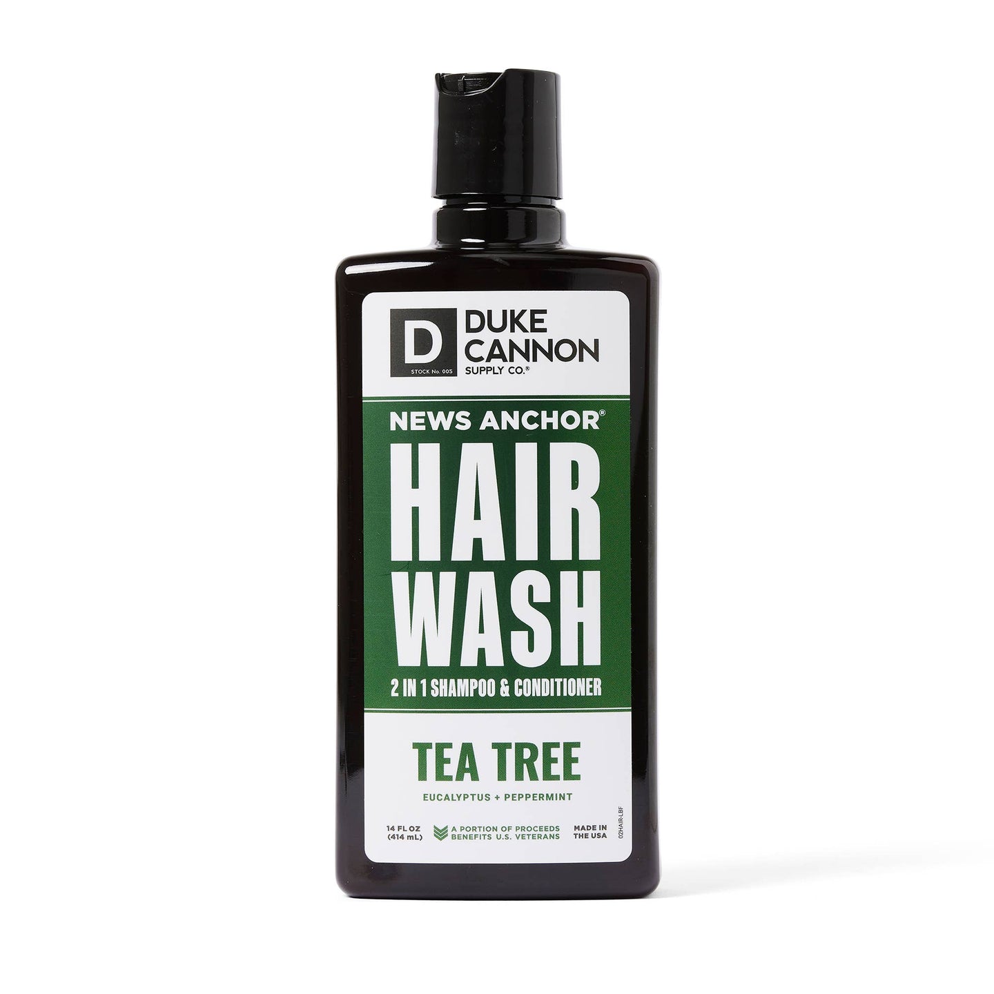 Duke Cannon - Tea Tree 2-in-1 Hair Wash Sulfate Free